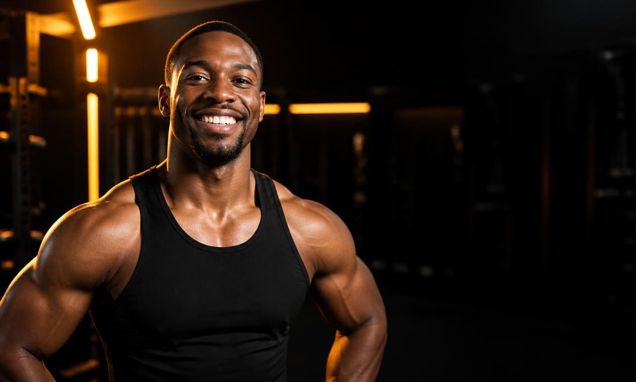 Athlete representing strength and health